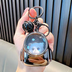 Black alloy model-luminous keychain