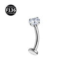 1.6x16mm teeth m1.2 / Zirconium silver white