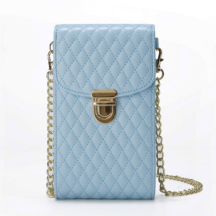 Factory direct niche design mobile phone bag messenger bag women's fashion shoulder small square bag mini mobile phone bag small fragrant style