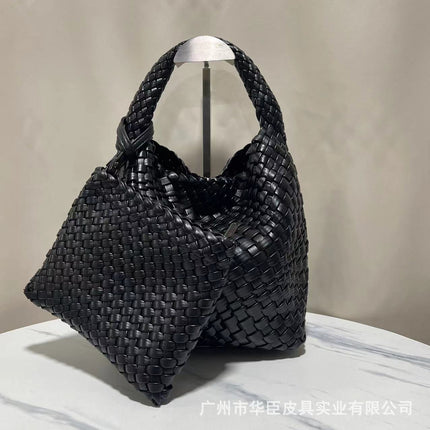 Niche Design Handmade Woven Bag Women's Western-style Bag Women's Bag Small Bag Large Capacity Vegetable Basket Bag