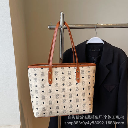 Cross-Border Popular Tote Bag for Women Large Capacity 2025 New Versatile Trendy Shoulder Bag High-End Fashion Underarm Bag