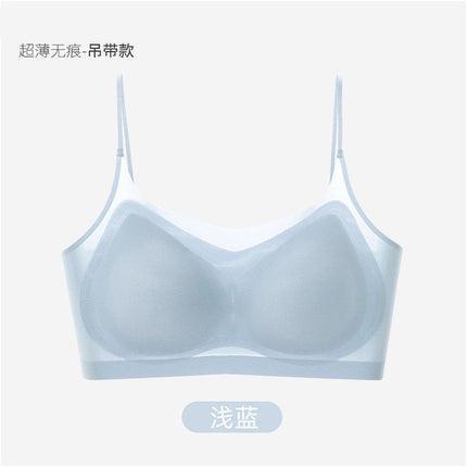 Summer Mesh Thin Non-marking Sling Underwear Women's Beautiful Back Breathable Push-up Anti-sagging plus size Bra for Women