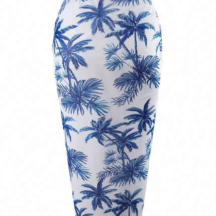 Plus Size Printed Swimsuit Women / Maillot Imprimé Grande Taille Femme