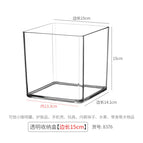Transparent storage box [15*15cm] [cannot be stacked]