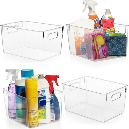 Refrigerator Storage Box Household Thickened Transparent Food Grade Fresh-keeping Box Beverage Multi-style Stackable Vegetable Freezer Box