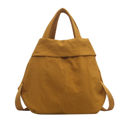 lulul Women's Casual Bag Ultra Light Large Bag Nylon Cloth Handbag Student Class Shoulder Crossbody Bag Canvas Bag