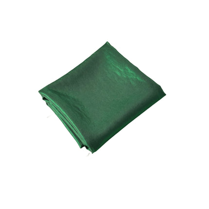 Solid color yarn-dyed sapphire green glossy glass Silk linen satin fabric Chinese style dress fabric
