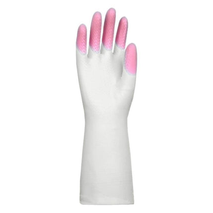 Sanhan Gloves Rubber Latex Kitchen Cleaning Laundry Dishwashing Durable Rubber Pvc Nano Sponge Magic Wipe