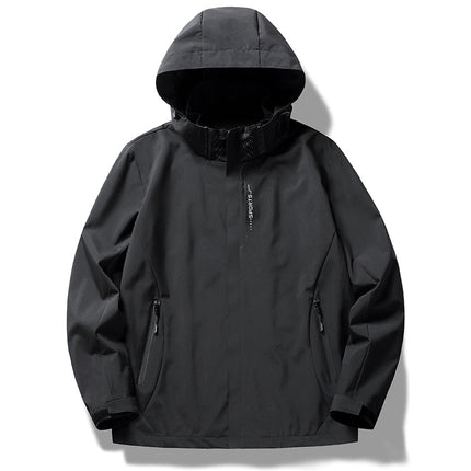Outdoor sports clothing silver fox velvet liner windproof waterproof men and women with the same style three-in-one work clothes logo