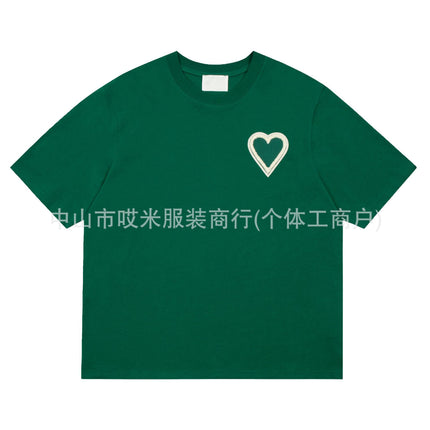 2024 European and American Trendy Brand Spring and Summer New Three-Dimensional Big Red Logo Unisex Wholesale Dropshipping