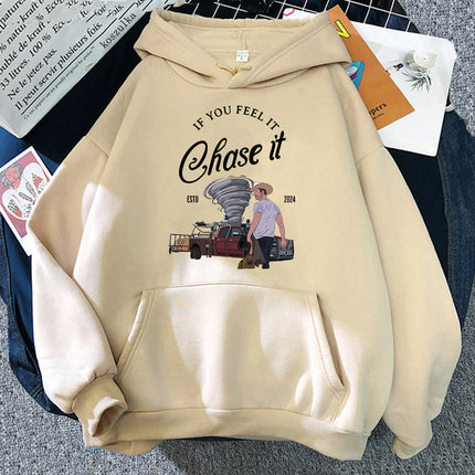 Twisters Movie Hoodie if You Feel It Chase It Women Harajuku