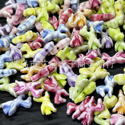 Plastic Washed Marine Series Shell Starfish Small Fish Kids Toy Beaded Bracelet Necklace Beaded Accessories Wholesale