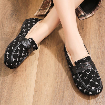 Old Beijing cloth shoes mother shoes winter shoes non-slip middle-aged elderly warm middle-aged fleece-lined women's new comfortable