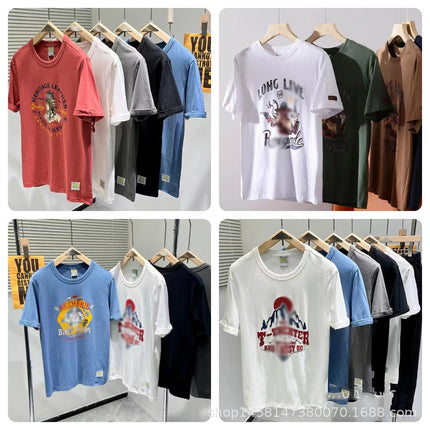 Foreign trade 1 yuan 2 yuan 3 yuan cheap export Southeast Yala America Men T-shirt Men's factory wholesale