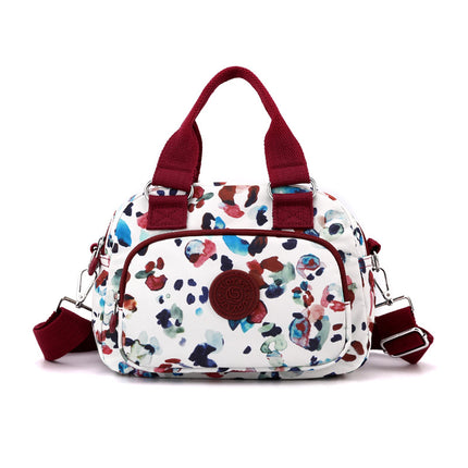 Lightweight waterproof nylon cloth bag casual messenger bag new versatile small square bag trendy women's shopping handbag
