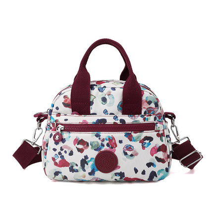 Casual Shopping Crossbody Bag Lightweight Nylon Handbag Fashionable Printed Women's Bag Fashionable All-match Women's Shoulder Bag