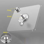 Acrylic 6*6 50 silk film / Transparent screw stick leakage 8mm