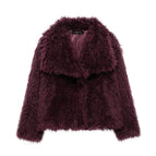 Purple red (curly hair) / XS