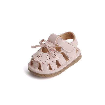 Baby Girl's Toe Sandals Summer Calling Shoes Cute Soft Sole Non-Slip Baby Shoes Princess Shoes Children's Toddler Shoes