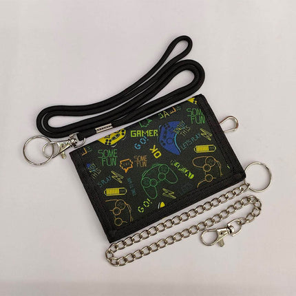 Printed Folding Children's Wallet Boys 2024 Student Cartoon Coin Purse Anime Zipper Girls Wallet Storage