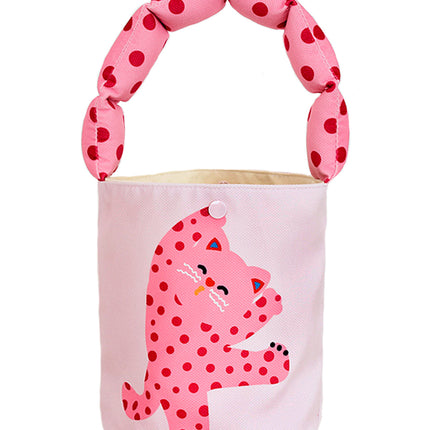 Autumn and Winter Cotton Shoulder Strap Bucket Bag Daughter Children's birthday gift kindergarten gift handbag cute lunch box bag