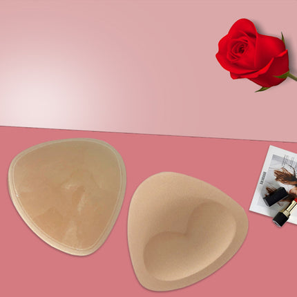 Self-Adhesive Invisible Biological Silicone Push-Up Breast Pad Thickeneded Seamless Summer Intimates Swimsuit Bikini Breast Pad Insert for Women