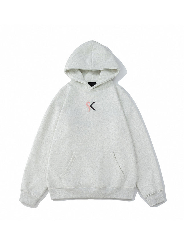 Amazon American Heavy Hooded Sweatshirt Men's Embroidered Towel Autumn Trendy Brand Loose Couple Jacket Wholesale