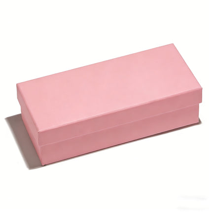 Black and White Iron Box V Glasses Case Imitation Cowhide Metal Sunglasses Case Flip-top Anti-stress Sunglasses Storage Glasses Case