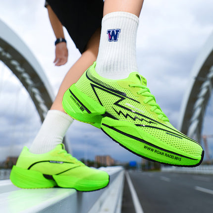 Foreign Trade Running Shoes Professional Marathon Full Palm Air Cushion Racing Running Shoes Breathable Cushioning Training sneaker for Men and Women