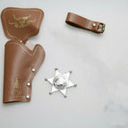 Brown holster+belt+stars