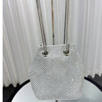 White diamond on silver (suction buckle)