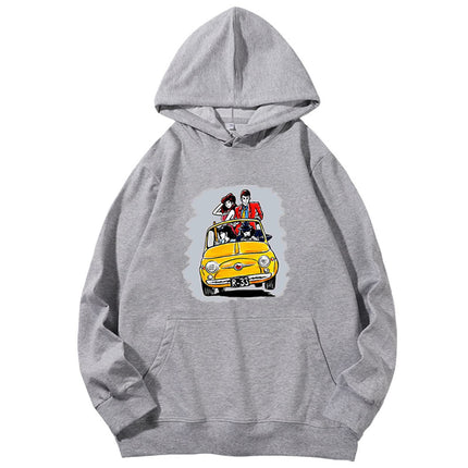 European code 2024 foreign trade new cross-border European code sweater men's and women's printed pattern hoodie autumn and winter 16