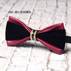 J567 burgundy leather velvet with diamonds