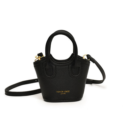 Mini Small Bucket Bag Women's 2024 New Niche Fashionable Messenger Bag Casual Mouth Red Bag Simple Handbag
