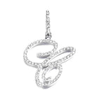 Silver single letter C