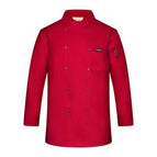 Red (small leather label red long sleeve) / M