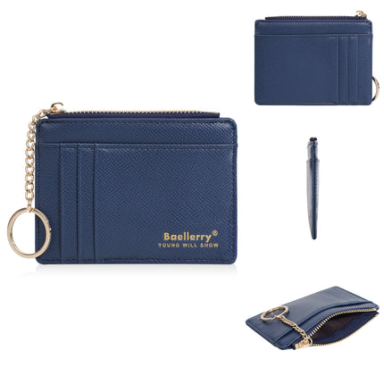 Baellerry New Women's Card Holder Id Holder Cross-Border Multi-Card Slot Card Holder Card Sleeve Thin Coin Card Holder Women