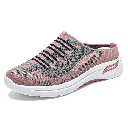 Kangtai Shoe Factory Women's Shoes 2026 Spring Collection Cross-Border Women's Shoes Casual Breathable Half-Slipper Mom Shoes