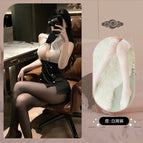 uniform suit white net stockings / All yards