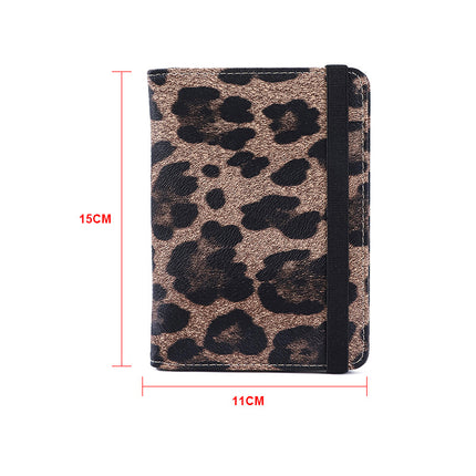 Pu Leather Passport Holder Card Holder Rfid Multi-Card Slot Document Holder Ticket Protector Supports Cross-Border Spot Supply