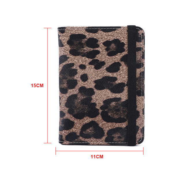Pu Leather Passport Holder Card Holder Rfid Multi-Card Slot Document Holder Ticket Protector Supports Cross-Border Spot Supply