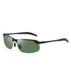 Black frame dark green film