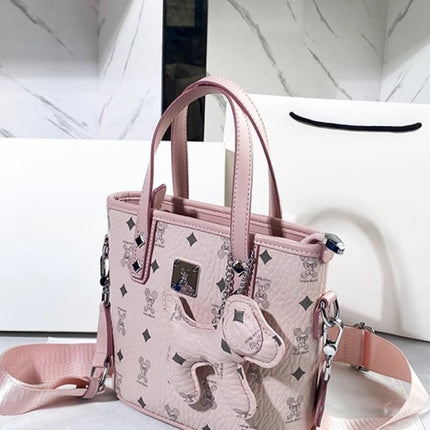 Hong Kong Pu Single-Shoulder Textured Crossbody Small Tote Bag for Women 2026 New Style Textured Handbag Basket Bag for Women