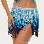 White+lake blue+sapphire blue+black / One size fits all