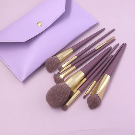 Cangzhou Little Purple Potato Makeup Brush Set Loose Powder Brush Eyeshadow Brush Foundation Brush Portable Beauty Brush Makeup Tools
