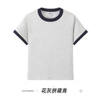 Gray and navy blue / S