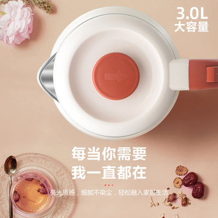 Zhengwanda Electric Kettle for Home Use, 304 Stainless Steel Insulated Kettle, Automatic Water Boiling Kettle, Dropshipping Available