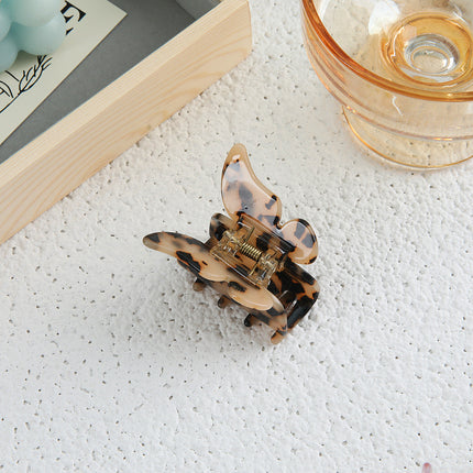 Super Fairy Romantic Butterfly Grab Clip French Temperament Acetic Acid Hair Grab Back of Head Clip Hairpin Hair Accessories Headwear Women's Spring and Summer