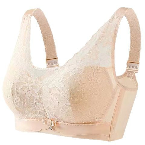 Large Bust Appears Smaller, Slimming Wireless Bra, Strapless, Comfortable, Breathable, Push-Up, Cross-Border Export, C Cup Wireless Underwear
