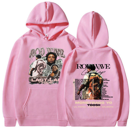 Rapper Rod Wave Last Lap Tour Graphic Hoodies Men Women Clot